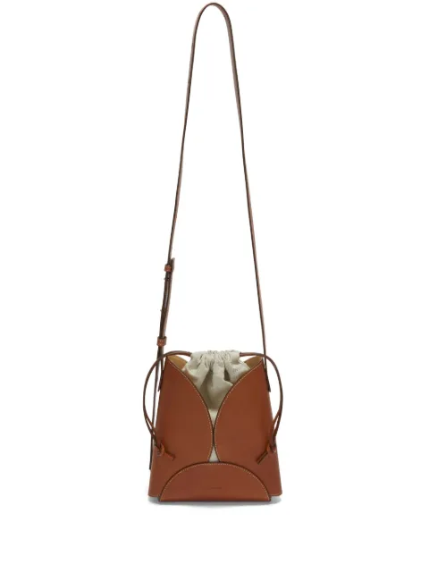 Jil Sander Curve leather crossbody bag 