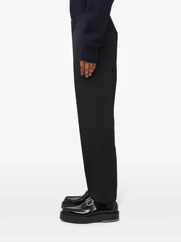 JIL SANDER テーパードパンツ サイズ48 ネイビー