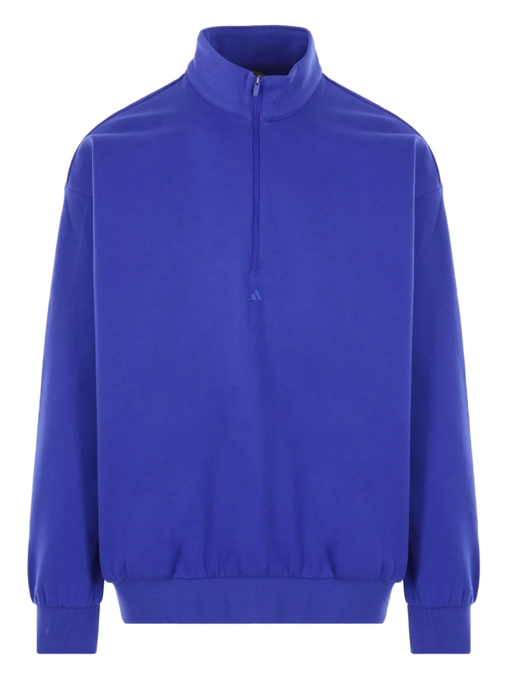 Adidas Originals Basketball-logo Printed Sweatshirt In Blue