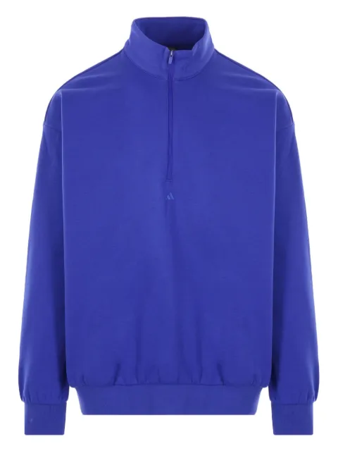 adidas basketball-logo printed sweatshirt