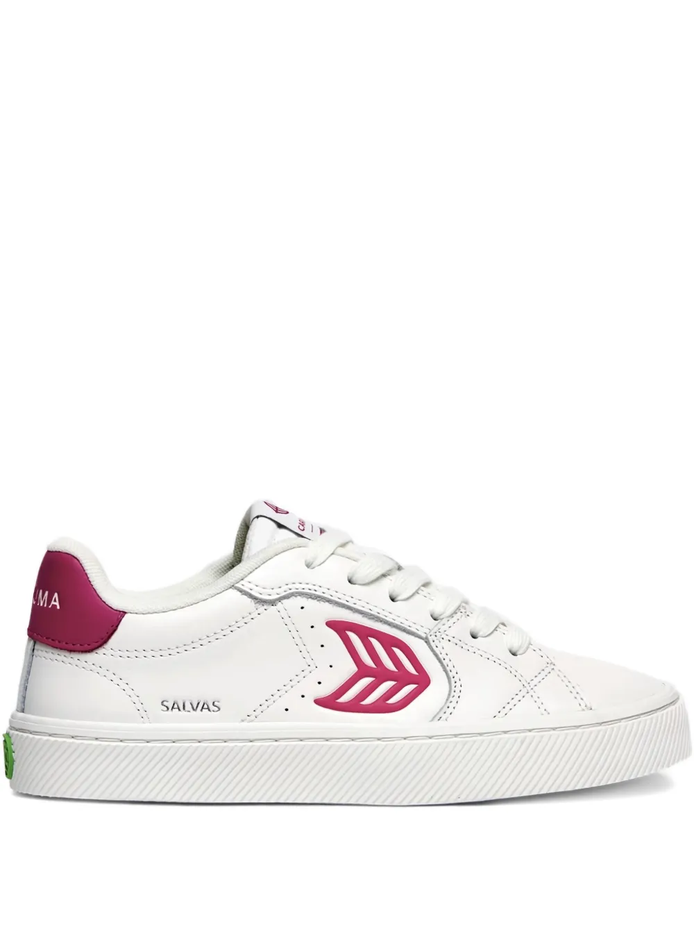Cariuma logo-detail leather trainers White