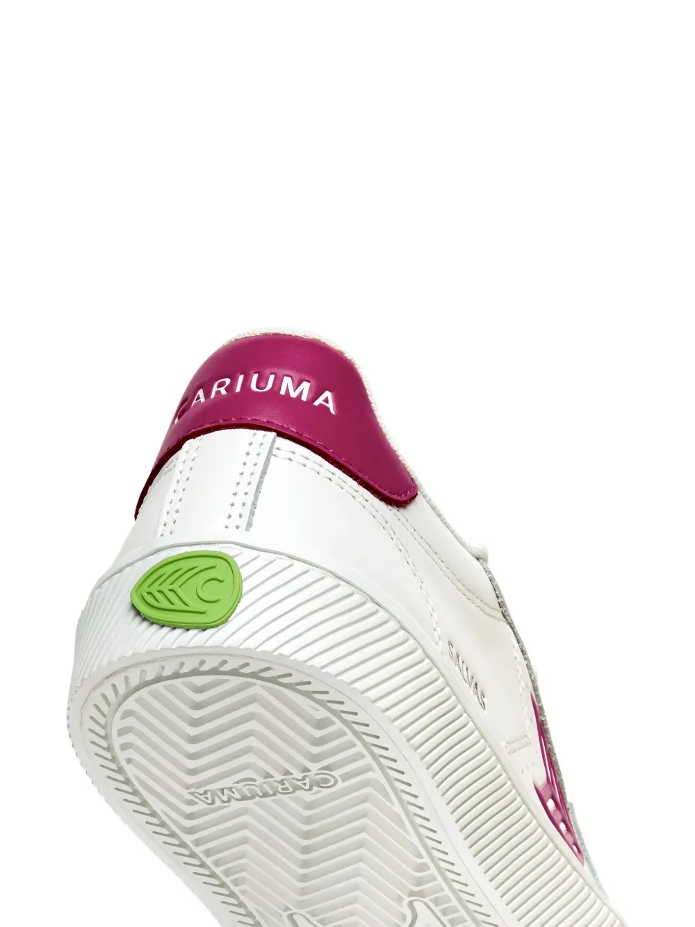 Cariuma Leren sneakers met logodetail Wit