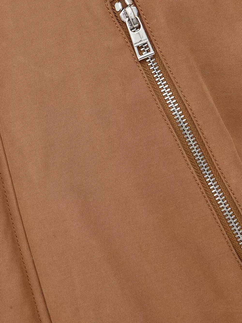 Michael Kors Geweven parka met afwerking van imitatiebont Bruin