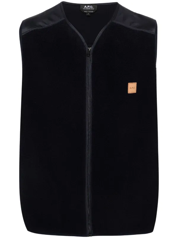 A.P.C. フリース トップ | ブルー | FARFETCH JP