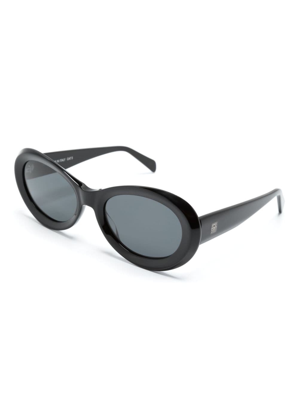 TOTEME oval-frame sunglasses - Zwart