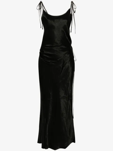 Acne Studios crinkled satin dress