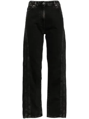 ISABEL MARANT Vetan high-rise wide-leg Jeans | Black | FARFETCH