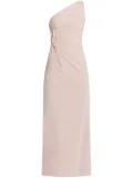 Versace one-shoulder silk maxi dress - Pink