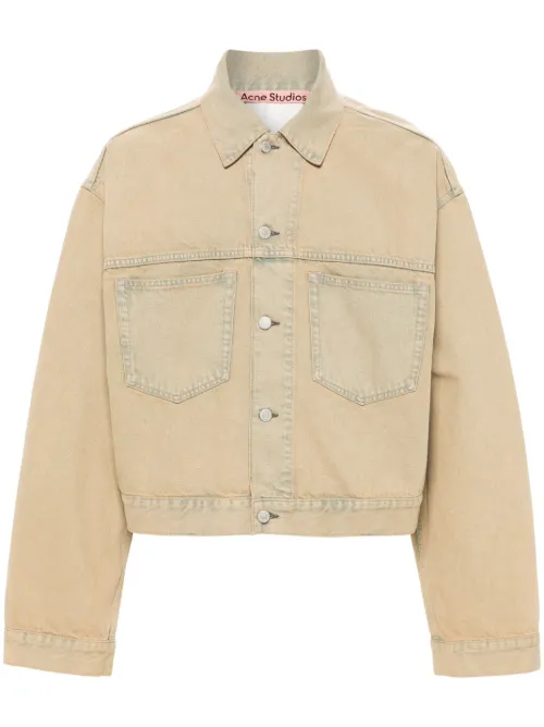 Veste en jean à poches plaquées - Acne Studios - Modalova