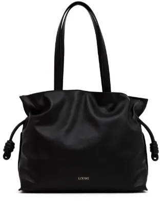 LOEWE フラメンコ ハンドバッグ LOEWE フラメンコ クラッチバッグ L | ブラック | FARFETCH JP
