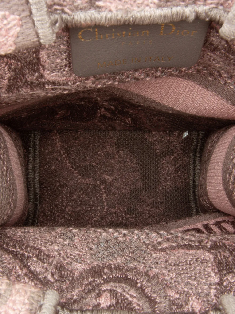 Pre-owned Dior 2023 Mini Toile De Jouy Vertical Book Tote Satchel In Pink