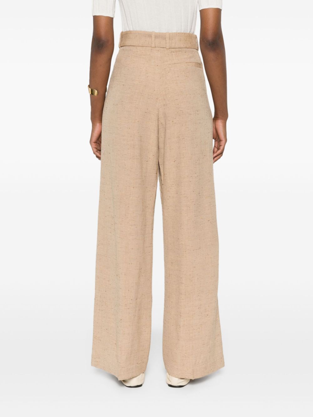 JOSEPH Atlas speckled palazzo pants Women