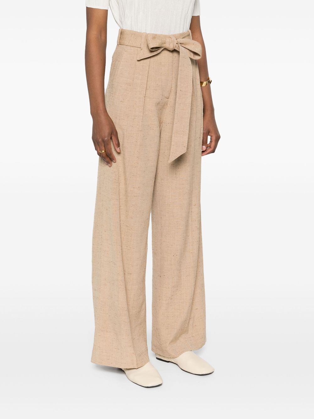 JOSEPH Atlas speckled palazzo pants Women