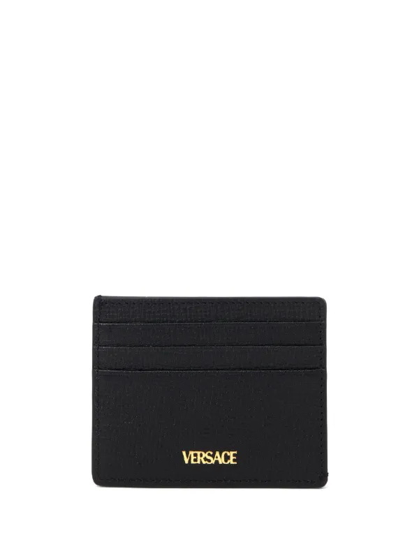 Versace Leren Pasjeshouder | Zwart | FARFETCH NL