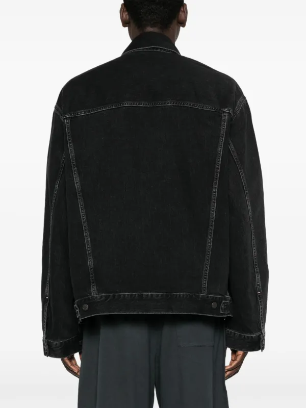 Acne Studios Gジャン Acne Studios クロップド デニムジャケット | ブラック