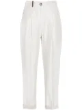 Peserico cropped tailored trousers - Neutrals