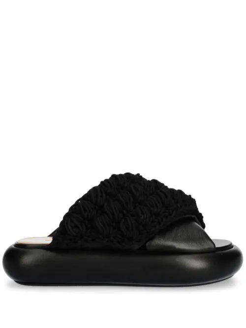 Claquettes Twister en crochet - JW Anderson - Modalova