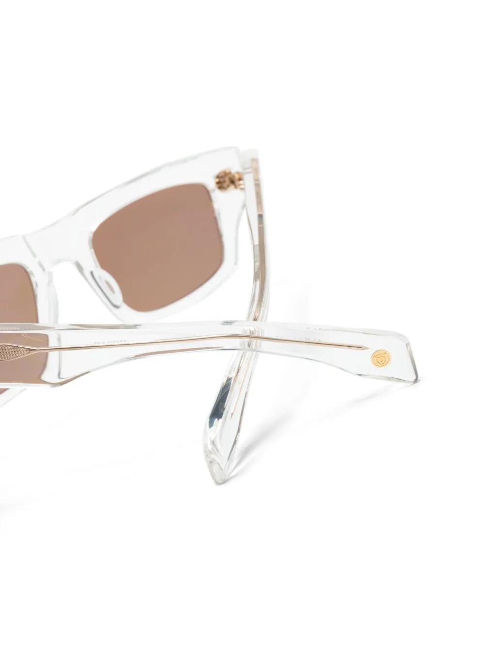 Dita Eyewear Zonnebril met rechthoekig montuur Wit