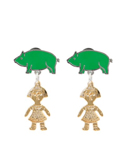 Chopova Lowena Farm Girl drop earrings