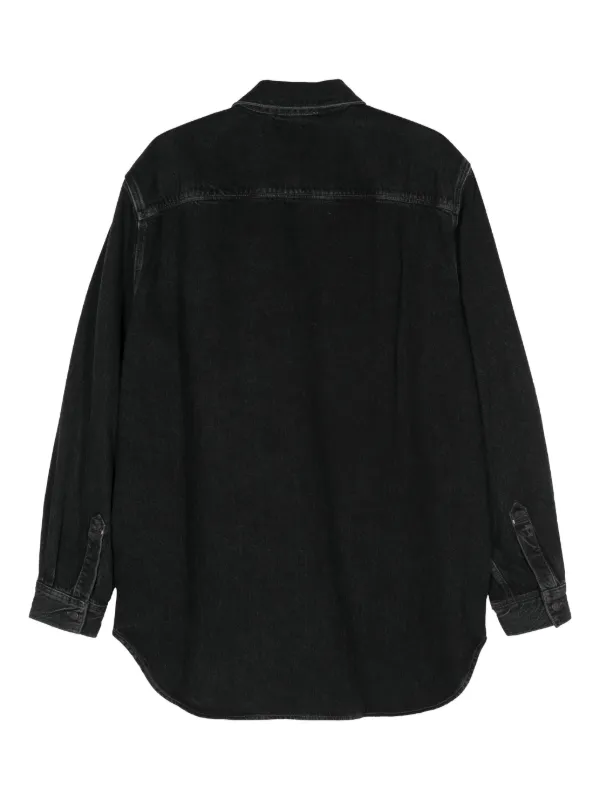 Acne Studios long-sleeve Denim Shirt | Black | FARFETCH