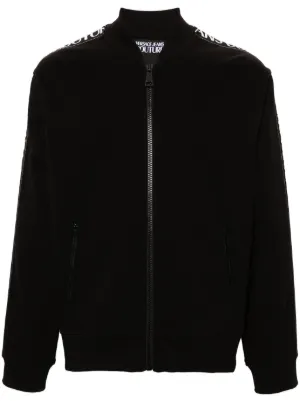Studded High Neck Bomber Jacket