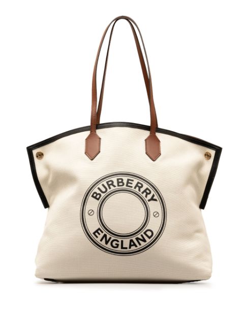 Burberry Pre-Owned 2018-2023 Canvas Society tote bag