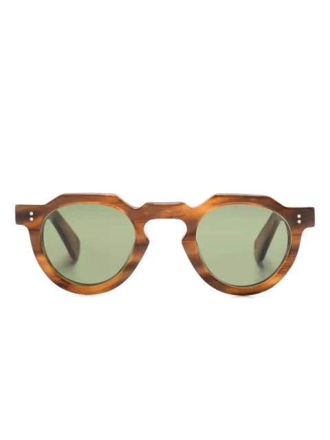 Lesca Crown round-frame sunglasses
