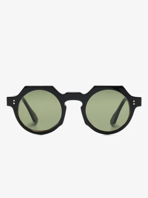Lesca Buzz round-frame sunglasses