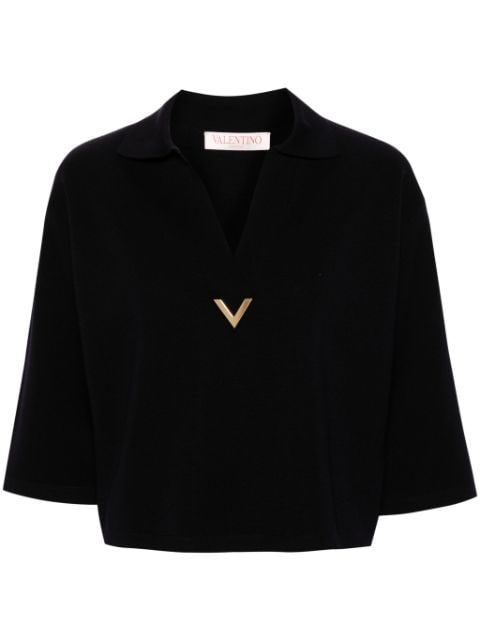 Valentino Garavani V-logo virgin wool jumper