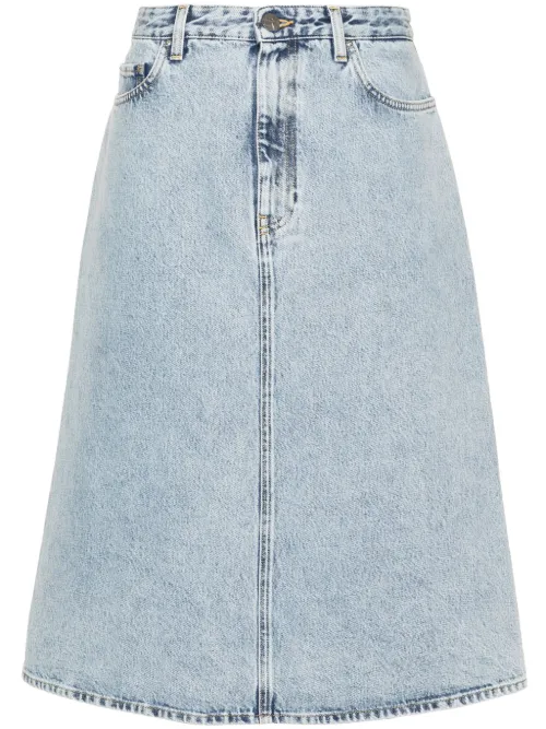 TOTEME jupe mi-longue - Bleu - TOTEME - Modalova