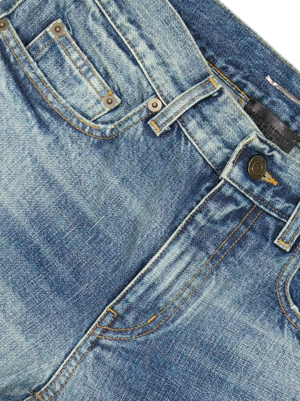 SAINT LAURENT COTTON JEANS
