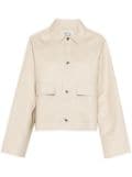 TOTEME organic cotton cropped jacket - Neutrals