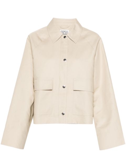 TOTEME organic cotton cropped jacket