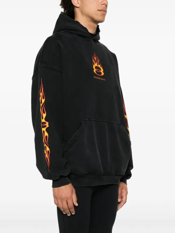 最上の品質な Balenciaga ロゴ JP FARFETCH | ブラック | パーカー パーカー