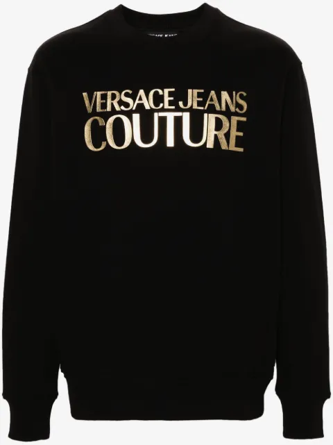Versace Jeans Couture sudadera con logo en relieve