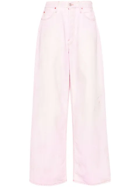 Acne Studios 로우 라이즈 와이드 진