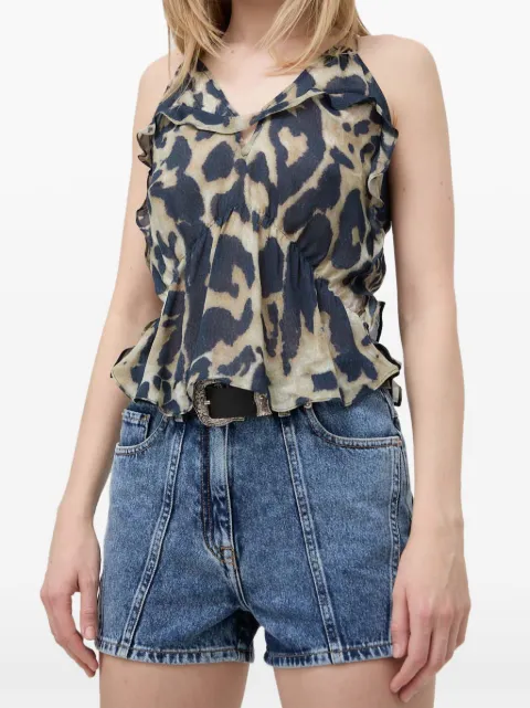 IRO Sarahi denim shorts