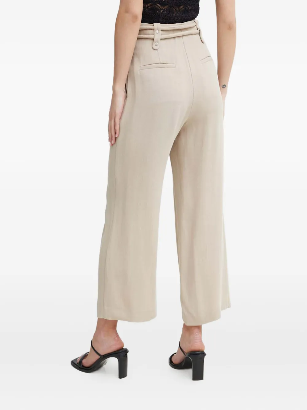 Iro Vimiel Belted Trousers In Neutral