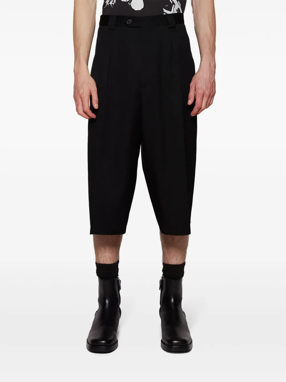 Enfants Riches Déprimés Shorts met afgesneden details Zwart