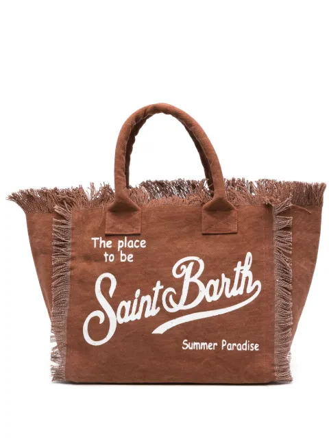 MC2 Saint Barth Vanity logo-print beach bag