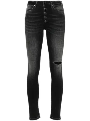 デニム・ジーパン DONDUP Woman Jeans Black DP619DFH269DIS4DD 800 DONDUP Denim for Women - Shop on FARFETCH