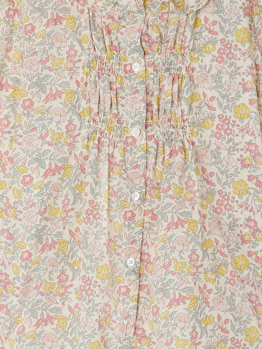 Bonpoint Shirt met bloemenprint Wit