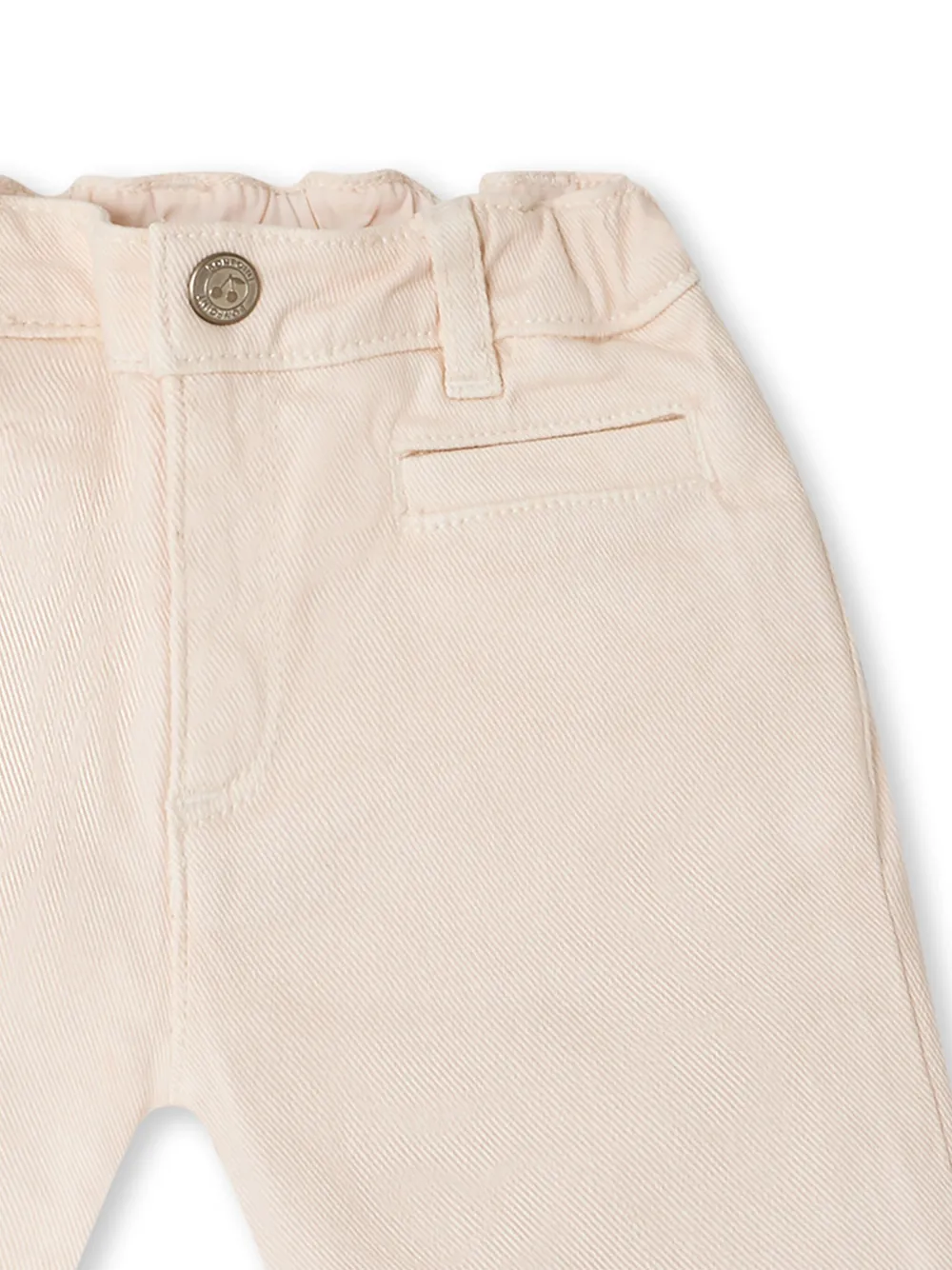 Bonpoint Twill broek met elastische taille Roze