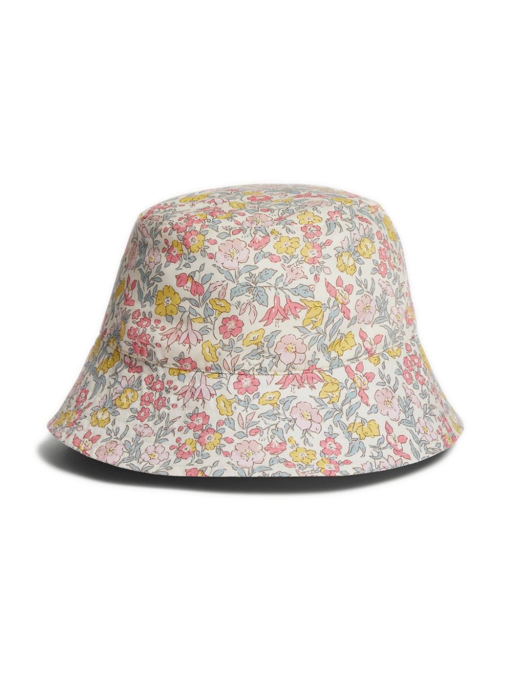 Bonpoint Kids' Theana Floral-print Bucket Hat In White