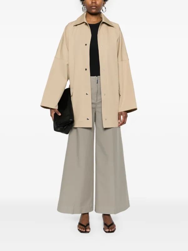 TOTEME ワイドパンツ | グレー | FARFETCH JP