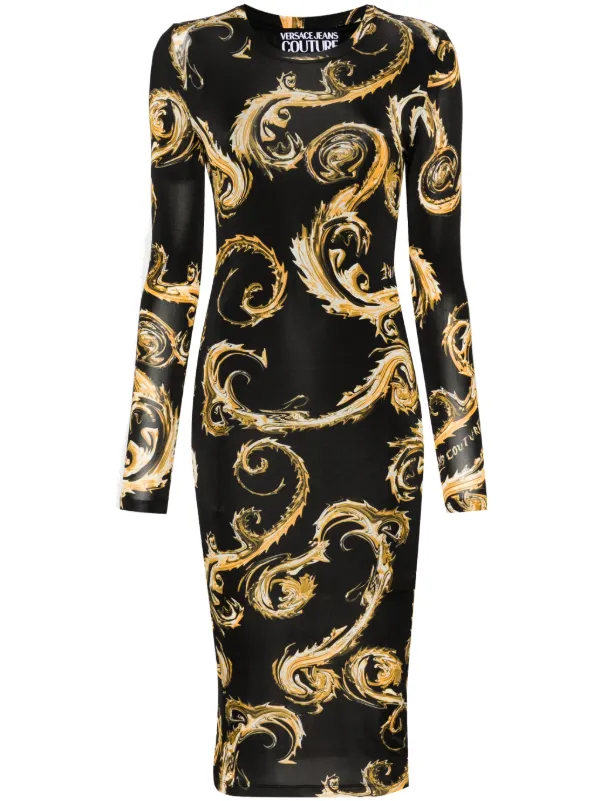 ワンピース VERSACE JEANS COUTURE Woman Dress Black 78HAO914JS470 G89 90_E76HAO919-