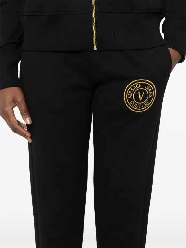 Versace Jeans Couture embroidered-logo Track Pants | Black