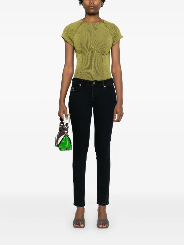【関税込み】Versace ブルー スキニージーンズ Versace Jeans Couture スキニージーンズ | ブルー | FARFETCH JP