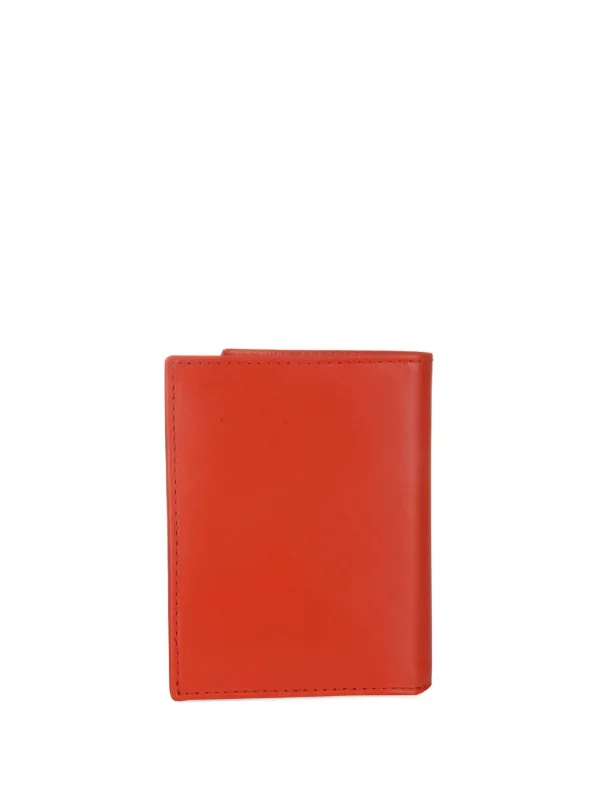 Comme Des Garçons Wallet Leather Bifold Wallet Orange FARFETCH IN