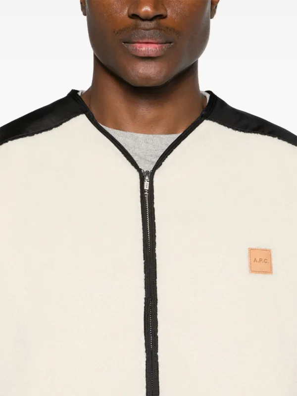 A.P.C. Nate カラーブロック ベスト | ニュートラル | FARFETCH JP